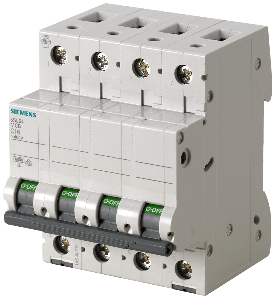 SIEMENS SIE5SL64057BB INT. MT ICN 6000A, ICU 6KA 4P C0.5