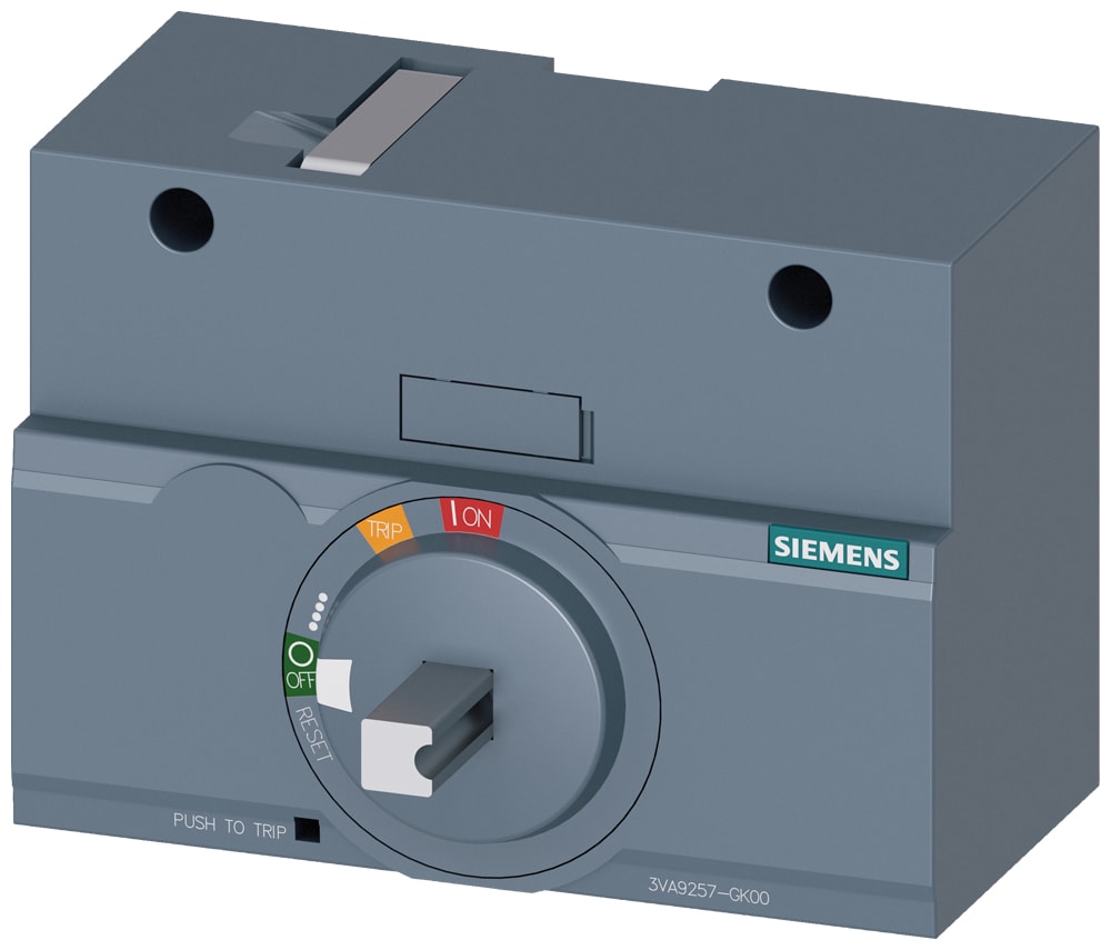SIEMENS - SIE3VA92570GK00 Comando rotativo con alberino per retrofit 8UC, accessorio per: 3VA1 250