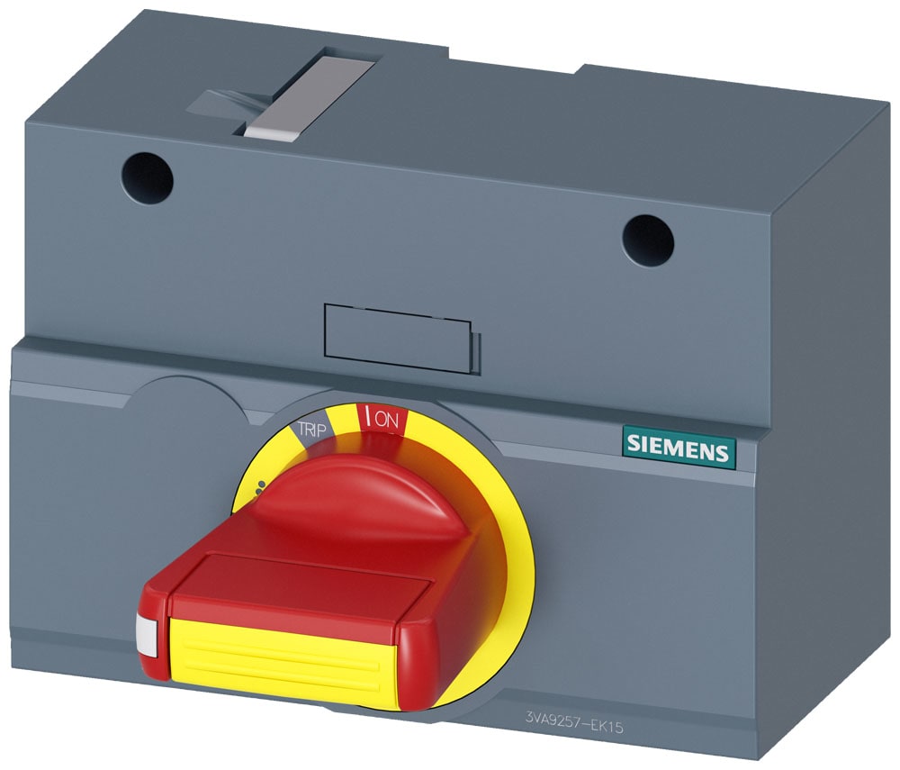 SIEMENS - SIE3VA92570EK15 Comando rotativo frontale OFF di emergenza IEC IP30/40, accessorio per: 3VA1 250