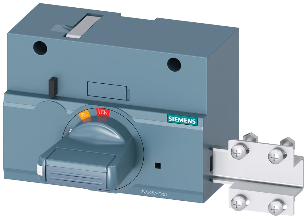 SIEMENS - SIE3VA92570EK21 Comando rotativo frontale standard con interblocco porta IEC IP30/40, accessorio per: 3VA1 250