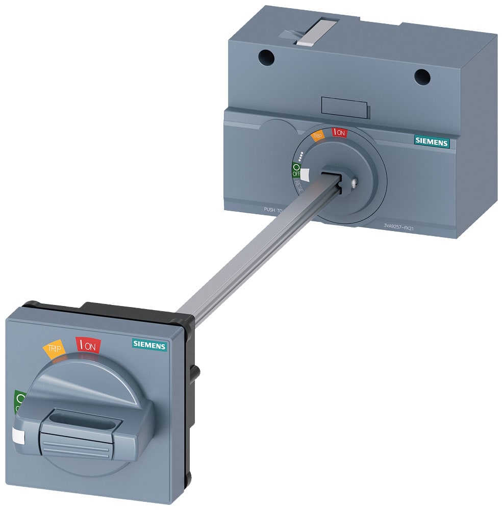 SIEMENS - SIE3VA92570FK21 Comando rotativo bloccoporta standard IEC IP65 con interblocco porta, accessorio per: 3VA1