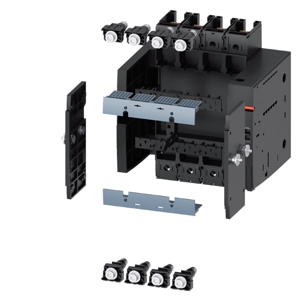 SIEMENS SIE3VA92140KD00 BASE ESTR. COMPLETA 3VA12 4P