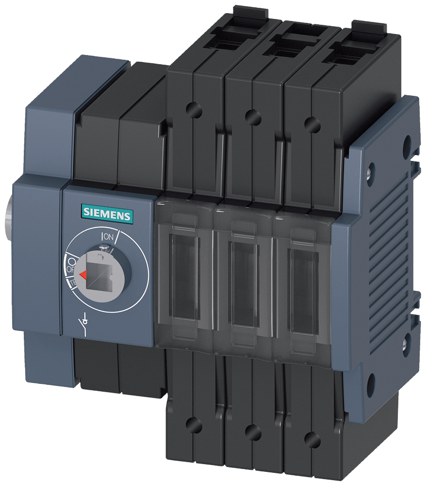 SIEMENS SIE3KD26342ME100 SEZ. 63A 3P COM. LAT. SX MORS.