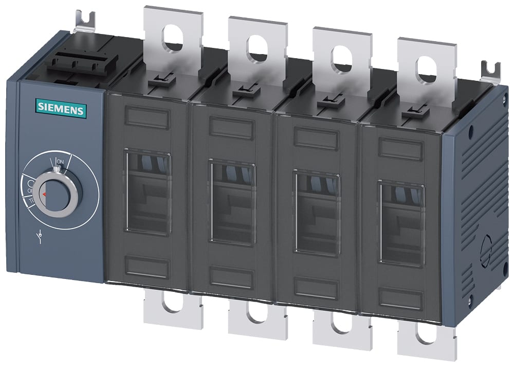 SIEMENS - SIE3KD38440PE100 Sezionatore sottocarico 250 A grand. costr. 3, a 4 poli, comando laterale a sinistra, apparecchio di base