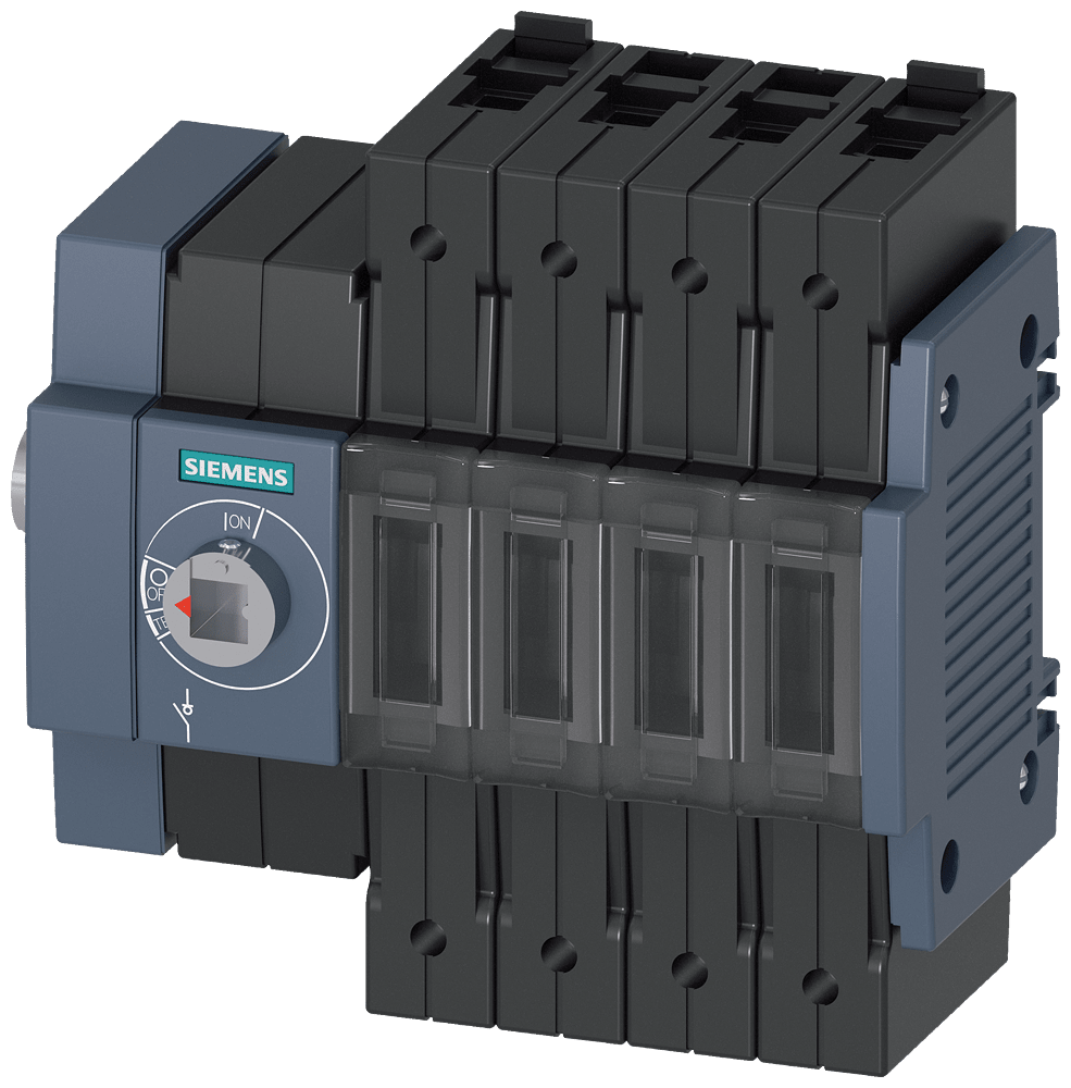 SIEMENS SIE3KD26442ME100 SEZ. 63A 4P COM. LAT. SX MORS.
