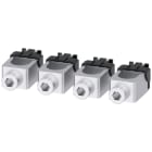 SIEMENS - SIE3VA92540JB12 Morsetto di collegamento per conduttore tondo, 4 pezzi, accessorio per: 3VA1 250