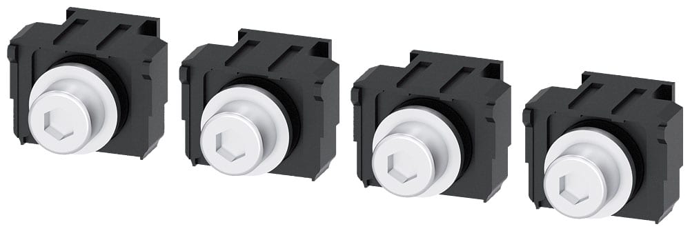 SIEMENS - SIE3VA92140QA00 Attacchi piatti posteriori a vite, 4 pezzi, accessori per: 3VA1 250