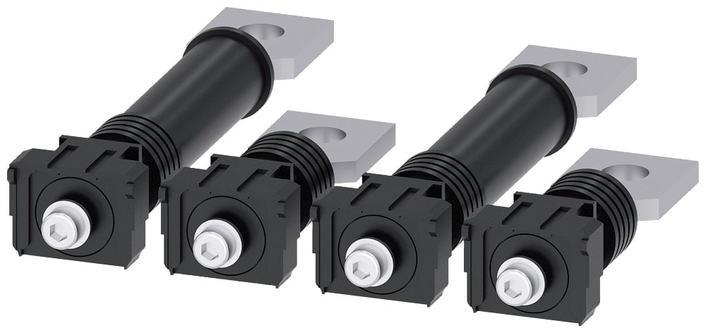 SIEMENS - SIE3VA92140QE00 Attacchi piatti posteriori, 4 pezzi, accessori per: 3VA1 250