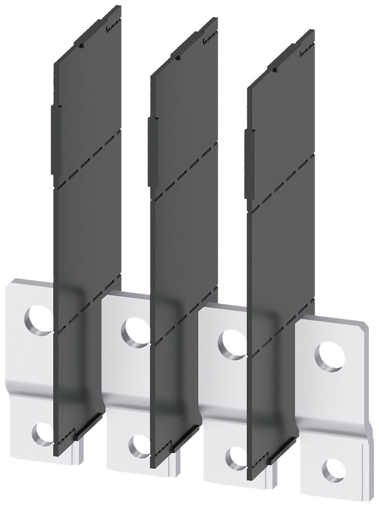 SIEMENS - SIE3VA92540QB00 Attacchi a sbarra allungati anteriori, 4 pezzi, accessori per: 3VA1 250