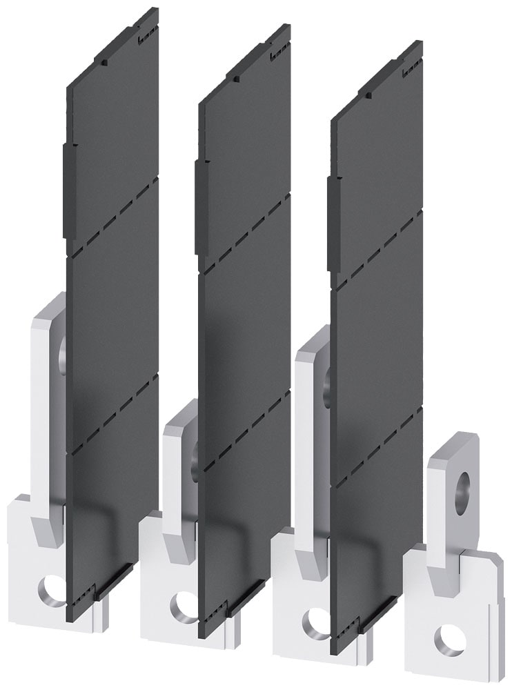 SIEMENS - SIE3VA92540QD00 Attacchi a sbarra allungati verticali, 4 pezzi, accessori per: 3VA1 250