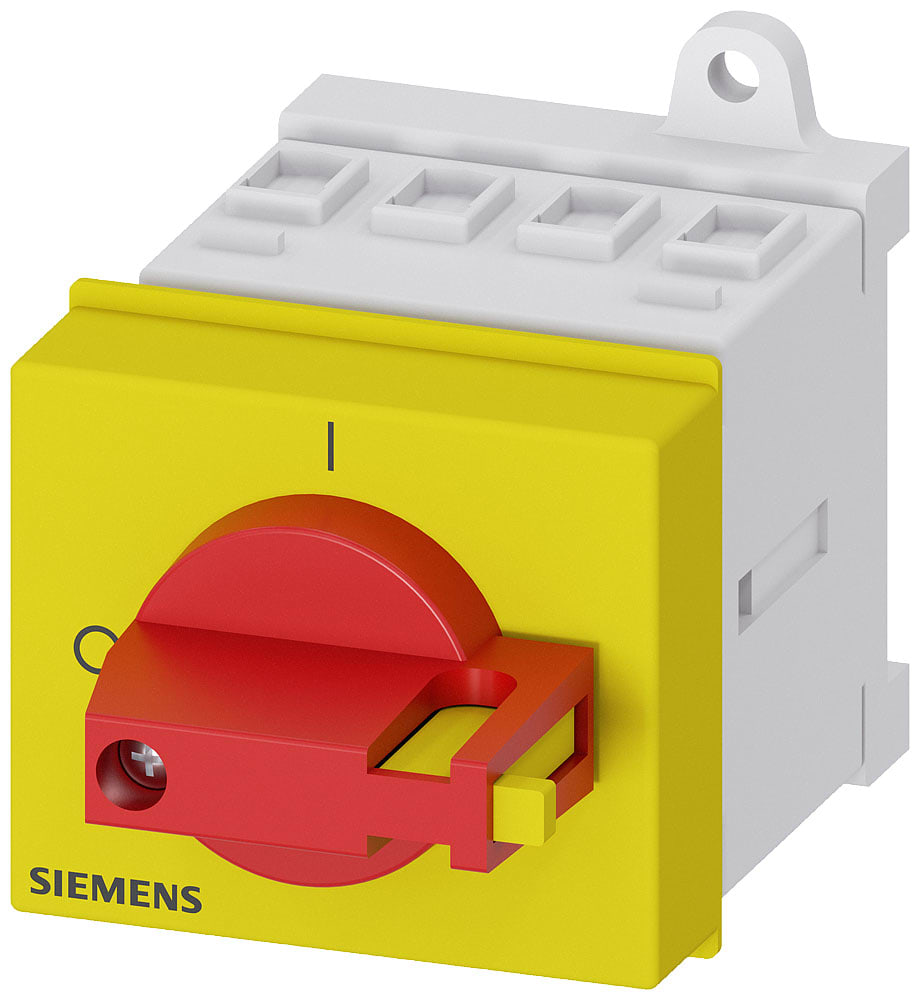 SIEMENS - SIE3LD20300TK13 SENTRON, sezionatore sottocarico 3LD, interruttore di OFF di emergenza, a 3 poli, Iu: 16 A