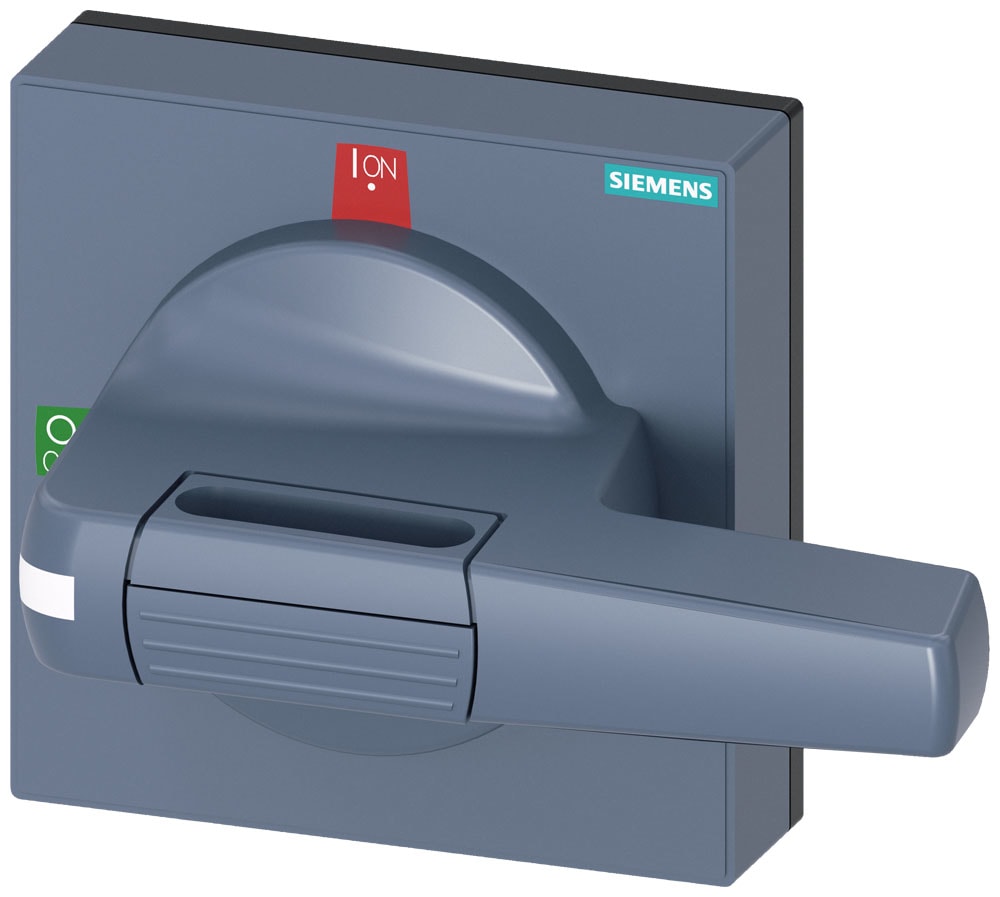 SIEMENS - SIE8UD18412AF01 Operatore con mostrina frontale standard, dimensioni 100 x 100, per albero 8 x 8 Test-0-I