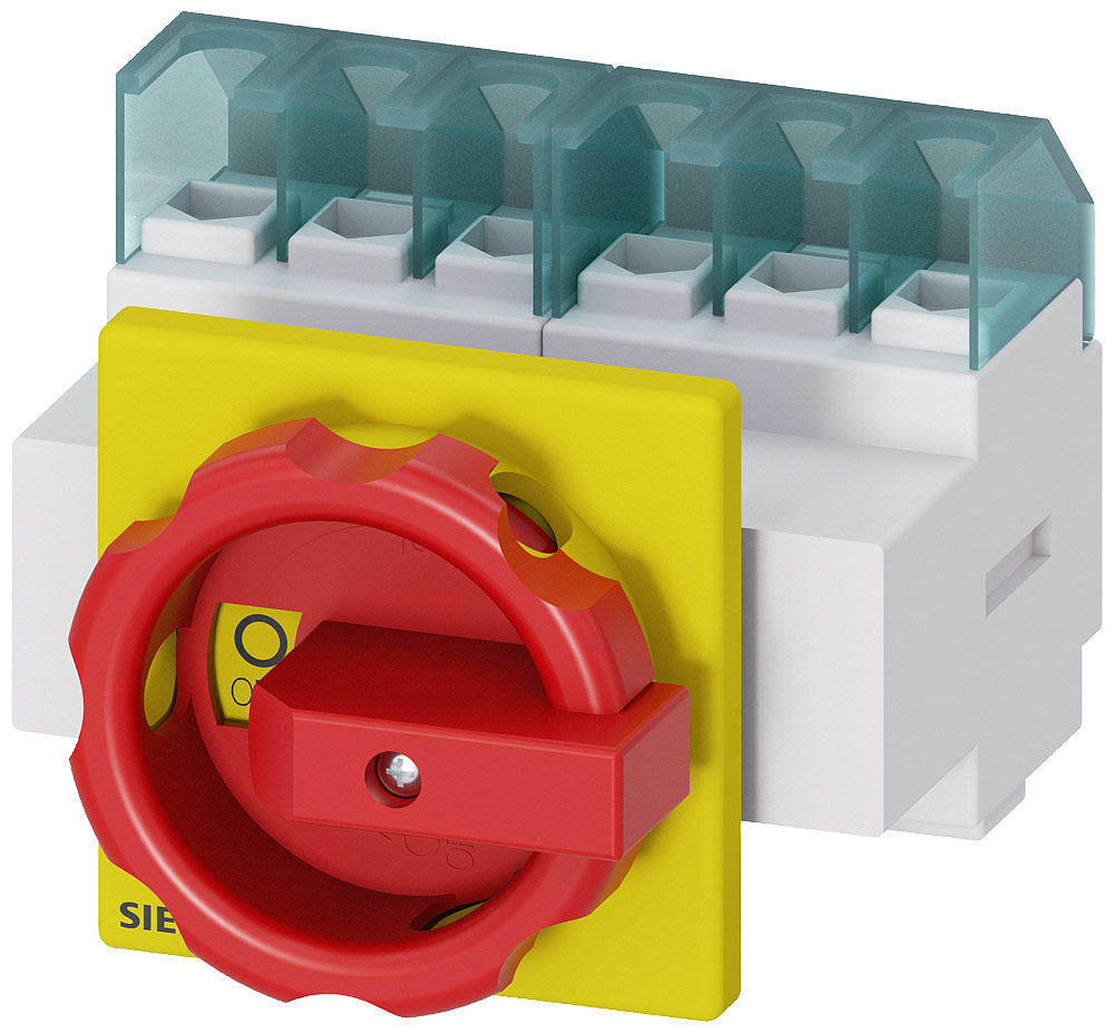 SIEMENS - SIE3LD22033VK53 SENTRON, sezionatore sottocarico 3LD, interruttore di OFF di emergenza, a 6 poli, Iu: 32 A