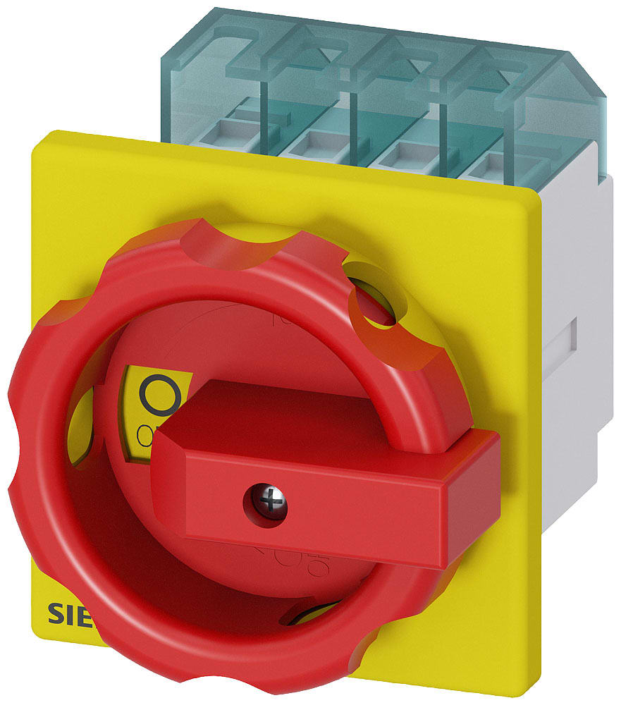 SIEMENS - SIE3LD20030TK53 SENTRON, sezionatore sottocarico 3LD, interruttore di OFF di emergenza, a 3 poli, Iu: 16 A