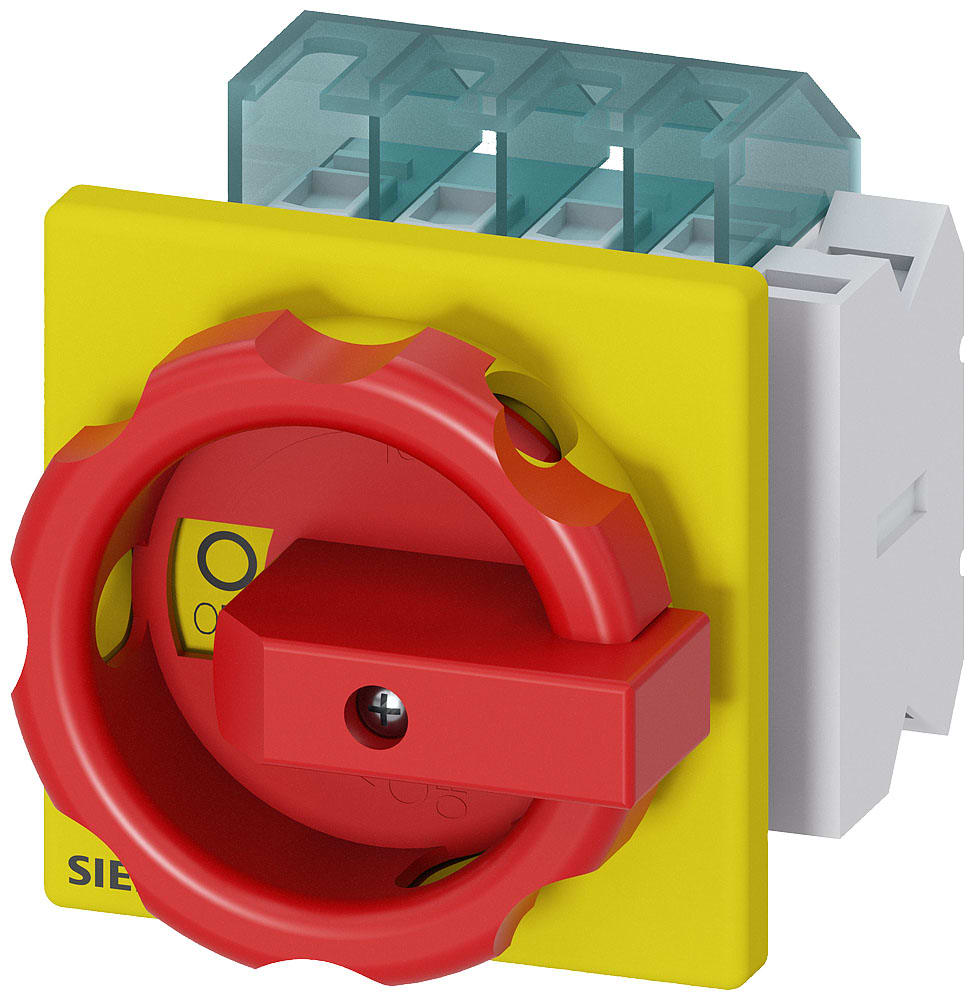 SIEMENS - SIE3LD20031TP53 SENTRON, sezionatore sottocarico 3LD, interruttore di OFF di emergenza, a 3 poli, Iu: 16 A