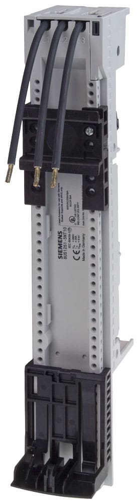 SIEMENS - SIE8US12515NT10 Adattatore apparecchio S0, 32 A, per sistema di sbarre collettrici 60 mm, lunghezza 45x 260 mm