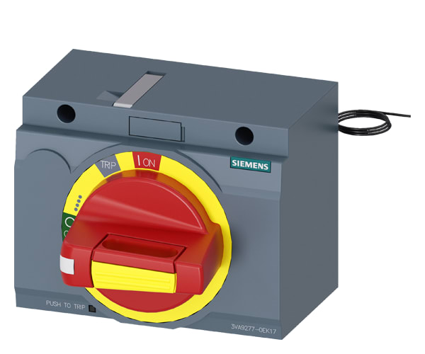 SIEMENS SIE3VA92770EK17 FRONT MTD OP.EMERG.,IK-24V X 3VA52/61/2