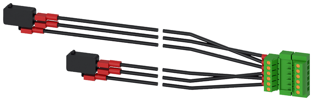 SIEMENS - SIE3KC98031 Accessori per 3KC4, 3KC8, blocchetto di contatti ausiliari con 2 contatti CO: 1 contatto CO per POS I