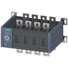 SIEMENS - SIE3KC04420PE000AA0 SENTRON, commutatore di rete 3KC, con comando manuale, MTSE, grandezza costruttiva: 3, a 4 poli, Iu: 400 A