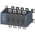 SIEMENS - SIE3KC04480QE000AA0 SENTRON, commutatore di rete 3KC, con comando manuale, MTSE, grandezza costruttiva: 4, a 4 poli, Iu: 800 A