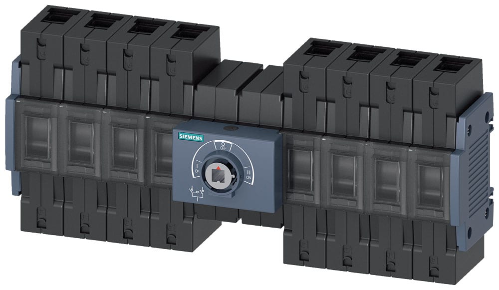 SIEMENS - SIE3KC04342NE000AA0 SENTRON, commutatore di rete 3KC, con comando manuale, MTSE, grandezza costruttiva: 2, a 4 poli, Iu: 160 A