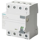 SIEMENS - SIE5SV33446KK12 Interruttore differenziale, a 4 poli, tipo A, In: 40 A, 30 mA, Un AC: 400 V, SIGRES