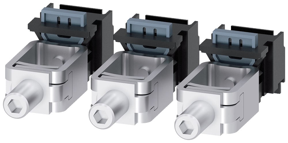 SIEMENS - SIE3VA91430JA12 Morsetto serracavo, 3 pezzi, accessori per: 3VA6 150/250