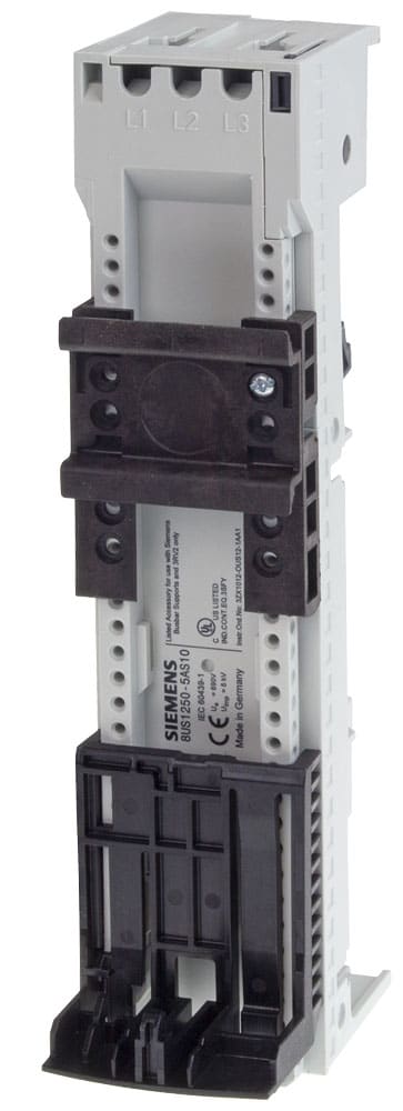 SIEMENS - SIE8US12505AS10 Portapparecchi, lunghezza 45x 200 mm per sistema di sbarre collettrici 60 mm, distanziatore