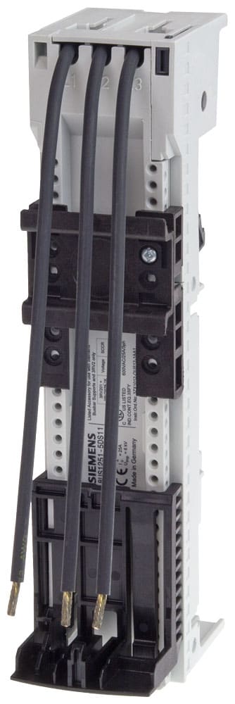 SIEMENS - SIE8US12515DS11 Adattatore apparecchio S00, 25 A, per sistema di sbarre collettrici 60 mm, lunghezza 45x 200 mm
