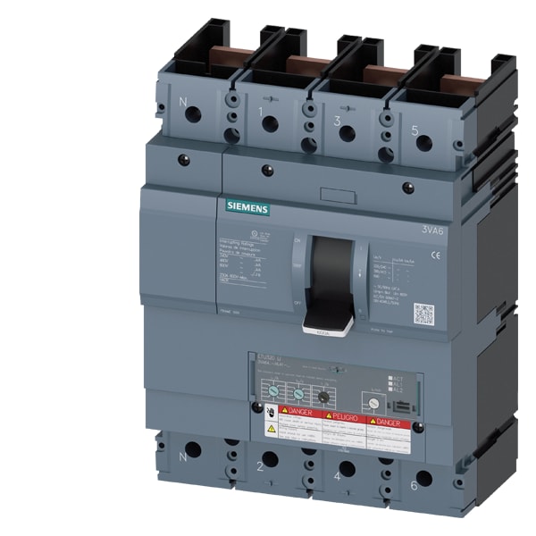 SIEMENS SIE3VA64605HL410AA0 MCCB UL BG600 600A 4P 35KA ETU3 LI