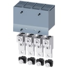 SIEMENS - SIE3VA92440JJ22 Morsetto per conduttori tondi, 2 cavi, 4 pezzi, accessori per: 3VA6 150/250
