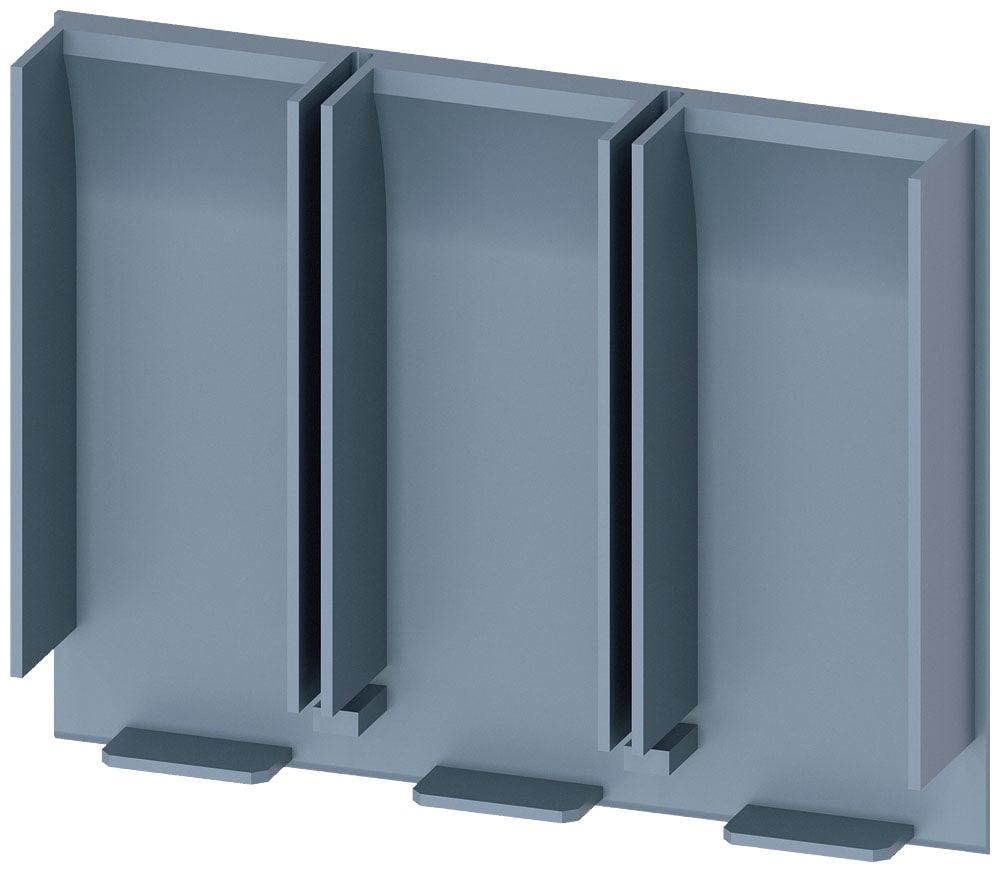 SIEMENS - SIE3VA91310WJ30 Piastra di isolamento allungata, a 3 poli, 1 pezzo, accessori per: 3VA4/5 125