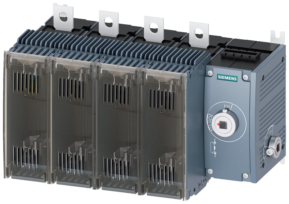 SIEMENS - SIE3KF34254RF11 Sezionatore sottocarico con fusibile 250 A, grand. costr. 3, a 4 poli per fusibile NH grand. 0