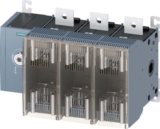 SIEMENS - SIE3KF53800LF11 Sezionatore sottocarico con fusibile 800 A, grand. costr. 5, a 3 poli, per fusibile NH grand. 2