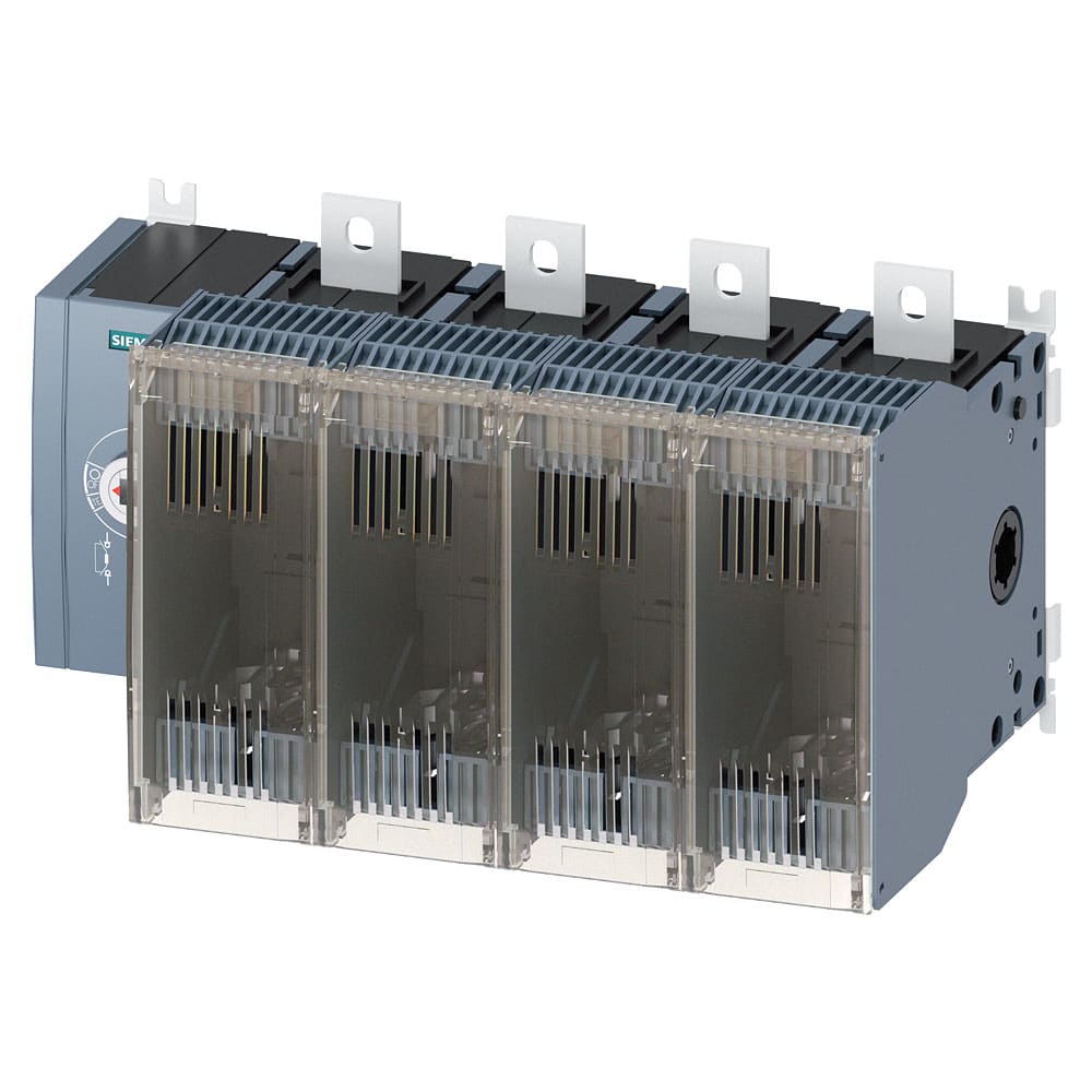 SIEMENS - SIE3KF44400LF11 Sezionatore sottocarico con fusibile 400 A, grand. costr. 4, a 4 poli per fusibile NH grand. 1