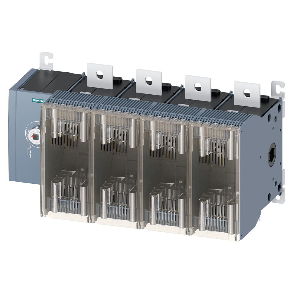 SIEMENS SIE3KF54630LF11 SEZ FUS 4P 630A NH3 COM SX W/O MANIGLIA
