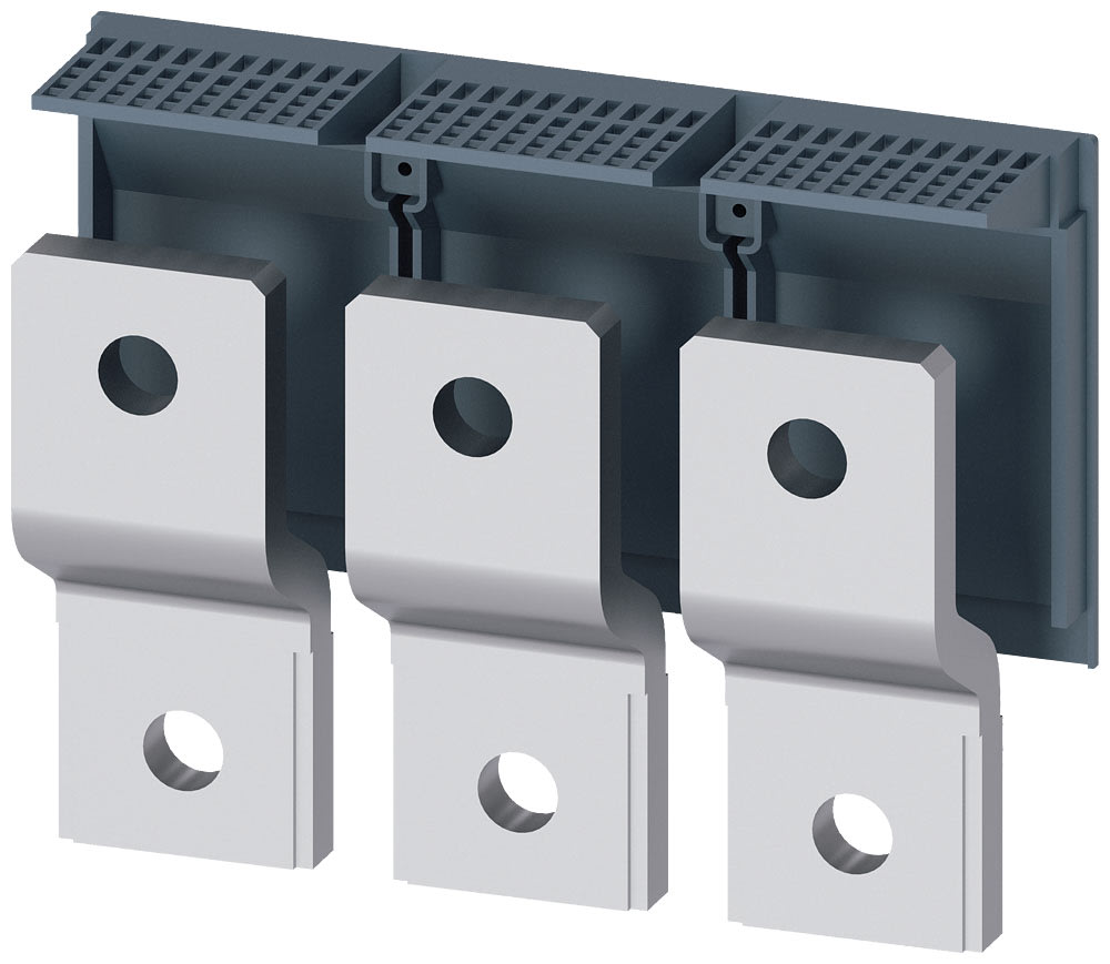 SIEMENS - SIE3VA94730QB00 Attacchi a sbarra allungati anteriori, 3 pezzi per 3VA5/6 400/600
