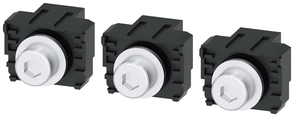 SIEMENS - SIE3VA92430QA00 Attacco piatto a vite, 3 pezzi, accessori per: 3VA6 150/250