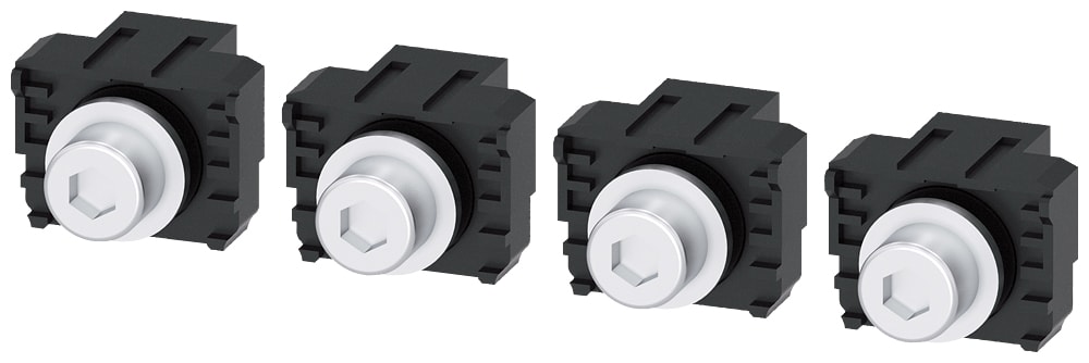 SIEMENS - SIE3VA92440QA00 Attacco piatto a vite, 4 pezzi, accessori per: 3VA6 150/250