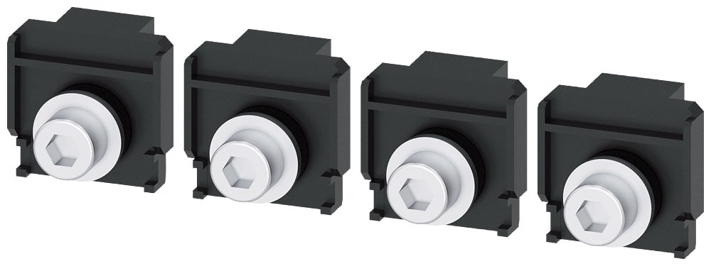 SIEMENS - SIE3VA94740QA00 Attacco piatto a vite, 4 pezzi, per 3VA5/6 400/600
