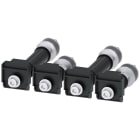 SIEMENS - SIE3VA94740QF00 Attacco a bullone posteriore, 4 pezzi, per 3VA5/6 400/600