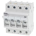 SIEMENS - SIE5SG76610KK16 MINIZED, sezionatore sottocarico a fusibile, D01, a 4 poli, 3P+N, In: 16 A, Un AC: 400 V