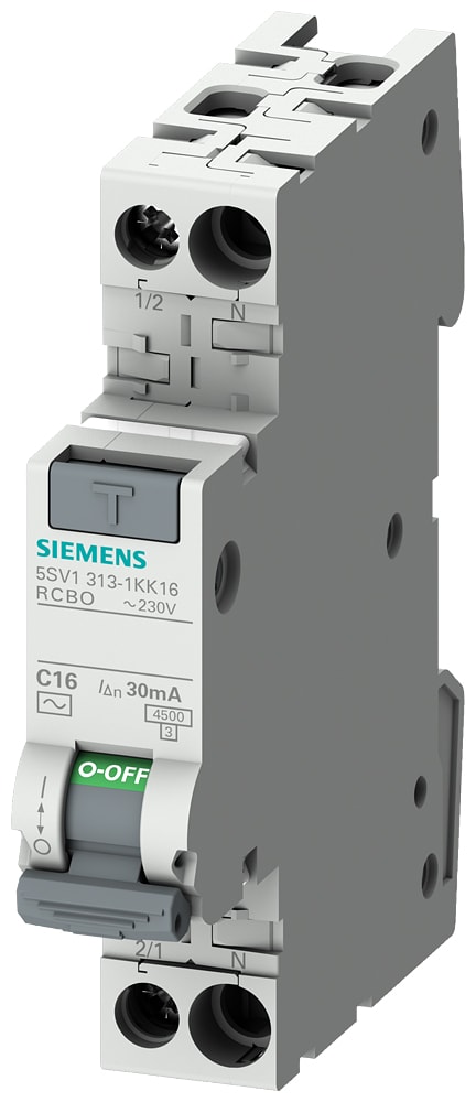SIEMENS SIE5SV13131KK10 MTD 1P+N 1UM 4,5KA TIPO AC 30MA C10