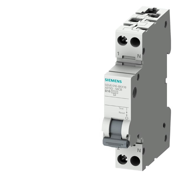 SIEMENS SIE5SV60166KK16 INT MAGN + AFDD 1P+N 6KA B16 1UM