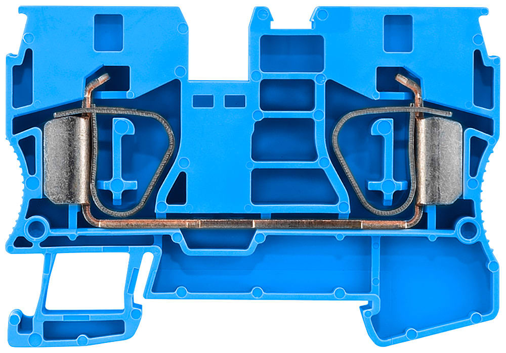 SIEMENS - SIE8WH20000AJ01 Morsetto passante con collegamento a molla, sezione: 1,5 ... 10 mm², larghezza: 10 mm