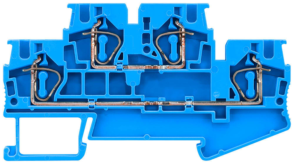 SIEMENS - SIE8WH20200AG01 Morsetto a due piani con collegamento a molla, sezione: 0,5 ... 4 mm², larghezza: 6,2 mm