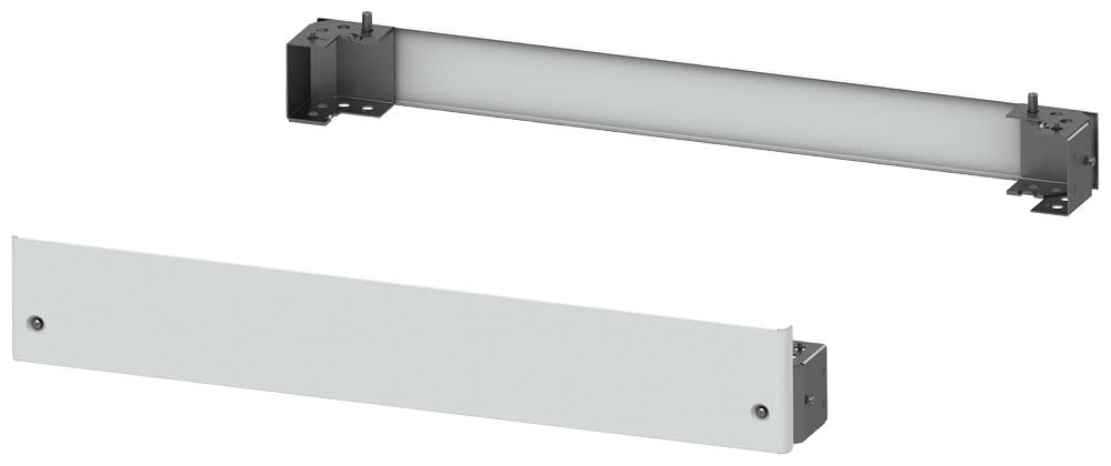 SIEMENS - SIE8MF10002CS SIVACON, zoccolo per quadri con porta frontale, A: 100mm, La: 1000mm, RAL 7035