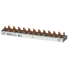 SIEMENS - SIE5ST36730 Sbarra di collegamento a punte 10mm², quadrifase, 12x (1 fase+N), 218mm
