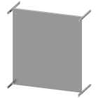 SIEMENS - SIE8PQ30001BA28 Piastra di montaggio, A: 800mm La: 800mm