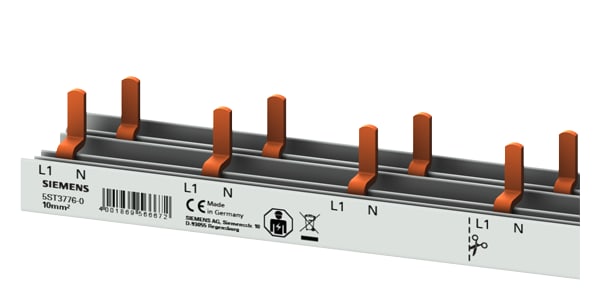 SIEMENS SIE5ST37760 SBARRE 10 MM2 1P+N 5SM6 + 5SV1 1000 MM